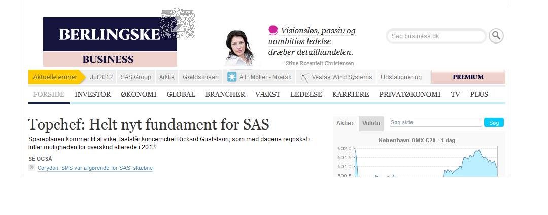Ekspertblogger hos Berlingske Business