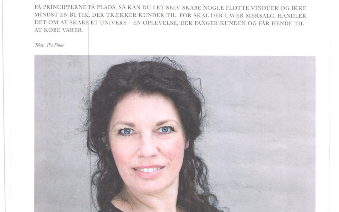 Stine Grubbe i artikel om butiksindretning og visual merchandising